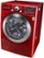 Alt View Standard 4. LG - TurboWash 3.7 Cu. Ft. 12-Cycle High-Efficiency Steam Front-Loading Washer - Wild Cherry Red.