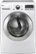Front Standard. LG - SteamDryer 7.3 Cu. Ft. 12-Cycle Ultra-Large Capacity Steam Gas Dryer - White.