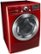Angle Standard. LG - SteamDryer 7.3 Cu. Ft. 12-Cycle Ultra-Large Capacity Steam Electric Dryer - Wild Cherry Red.