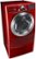 Alt View Standard 3. LG - SteamDryer 7.3 Cu. Ft. 12-Cycle Ultra-Large Capacity Steam Electric Dryer - Wild Cherry Red.
