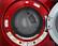 Alt View Standard 5. LG - SteamDryer 7.3 Cu. Ft. 12-Cycle Ultra-Large Capacity Steam Electric Dryer - Wild Cherry Red.