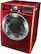 Left Standard. LG - SteamDryer 7.3 Cu. Ft. 12-Cycle Ultra-Large Capacity Steam Electric Dryer - Wild Cherry Red.