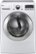 Front Standard. LG - SteamDryer 7.3 Cu. Ft. 12-Cycle Ultra-Large Capacity Steam Electric Dryer - White.