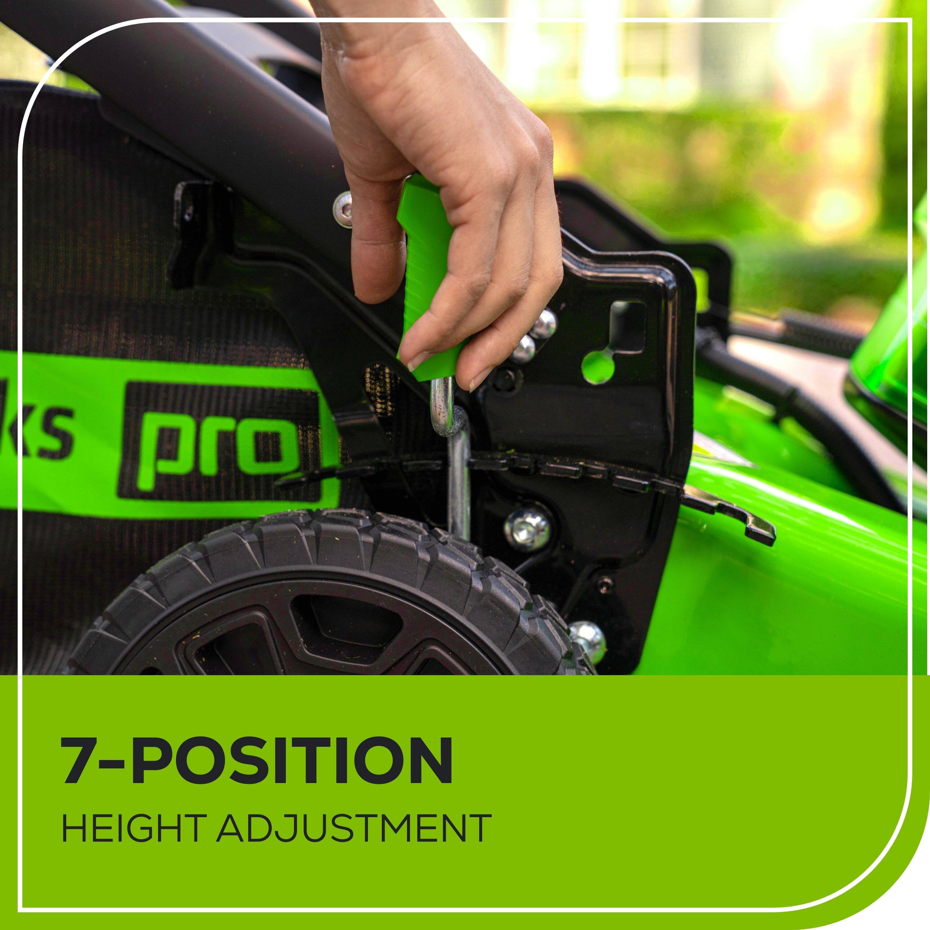 7-POSITION HEIGHT ADJUSTMENT