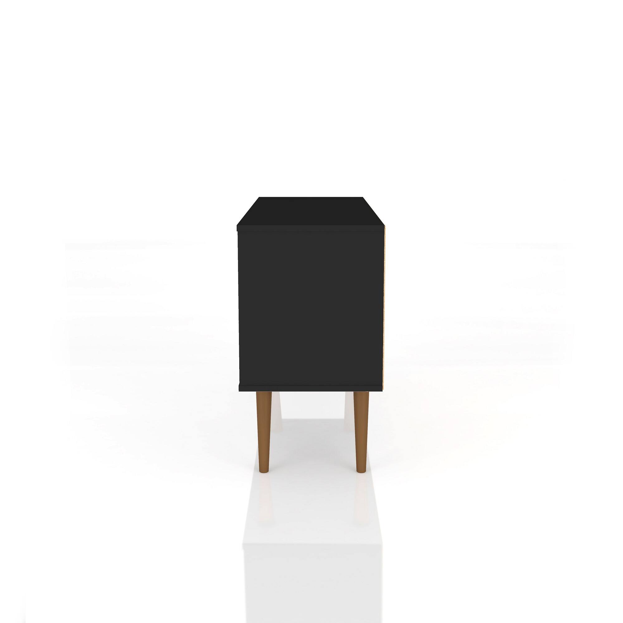 Alt View 2. TinyHomie - 43in TV Stand in Black - Black.