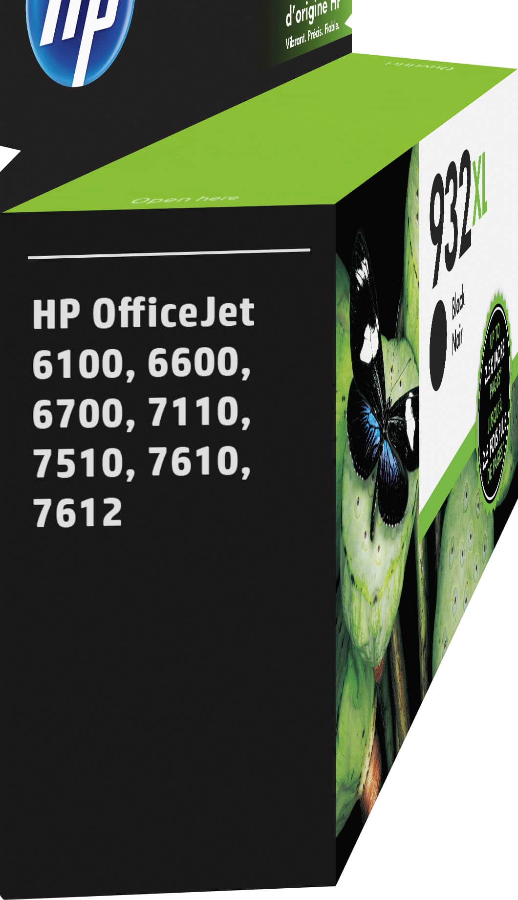 Alt View 1. HP - 932XL High-Yield Ink Cartridge - Black.
