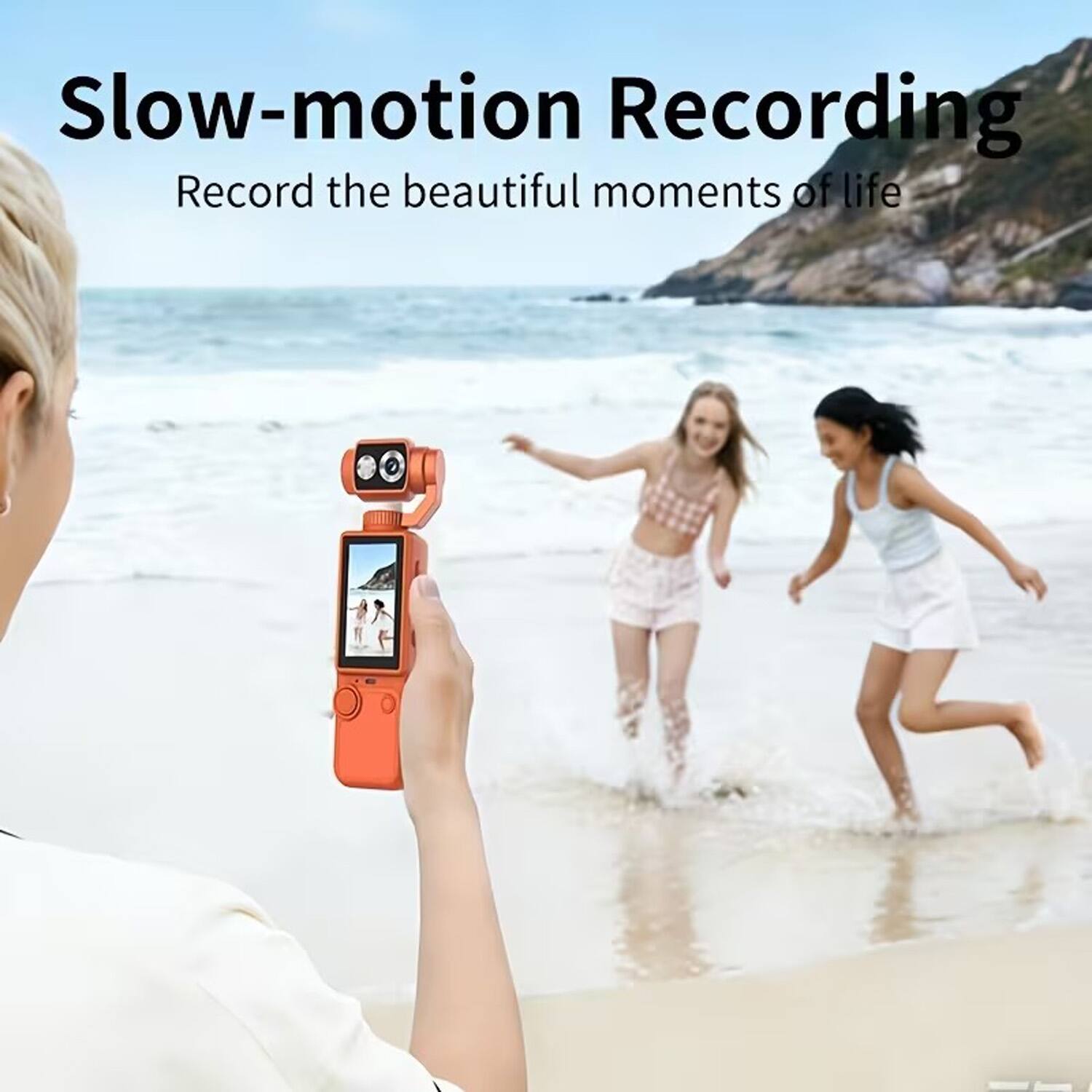 Slow-motion Recording  
Record the beautiful moments of life