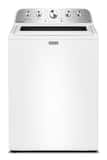 Maytag - 4.8 Cu. Ft. Top Load Impeller Washer with Quick Wash Cycle and Soft Close Glass Lid - White