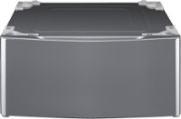 Front Zoom. LG - 29" Laundry Pedestal with Storage Drawer - Graphite steel.