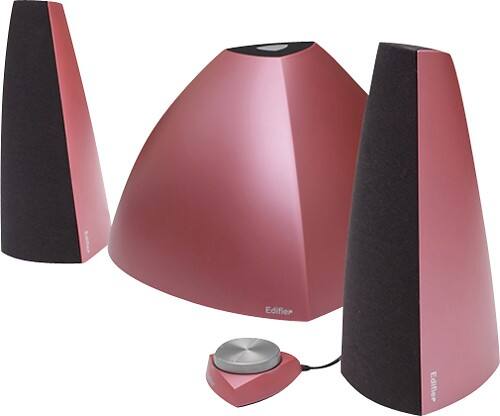 Angle Standard. Edifier - Prisma 2.1 Speaker System (3-Piece) - Metallic Mauve.