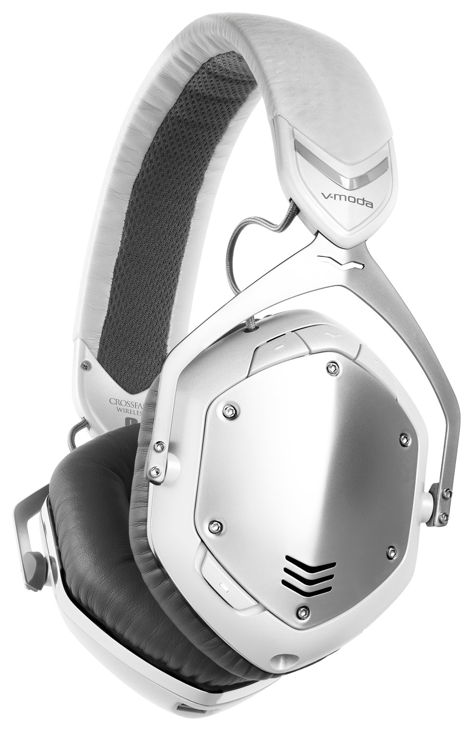 Rent to own V-MODA - Crossfade Wireless Over-the-Ear Headphones - White Silver