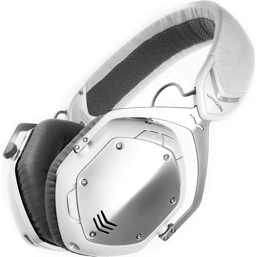 Best Buy: V-MODA Crossfade Wireless Over-the-Ear Headphones White ...