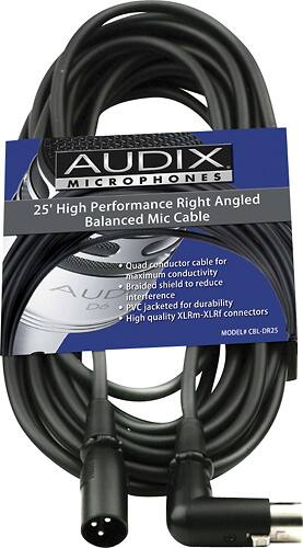 Front. Audix - Vocal Microphone - Red.