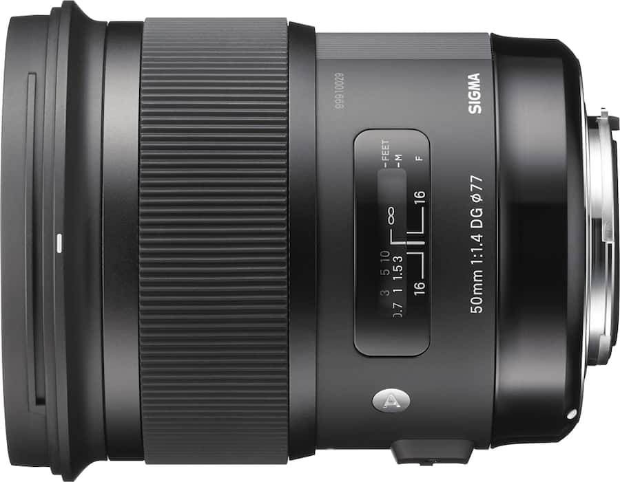 Sigma 50mm f/1.4 Art DG HSM Lens for Nikon SLR Cameras Black Sigma 50mm f/1.4 Art DG HSM Lens for Nikon SLR Cameras Black