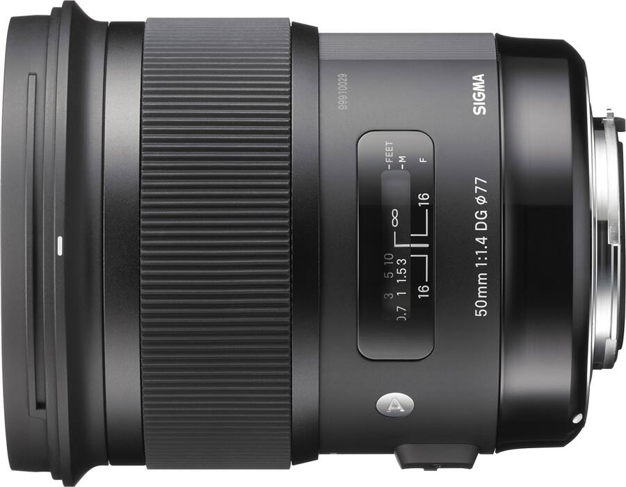 Sigma 50mm Art DG HSM Lens for Nikon SLR Cameras Black