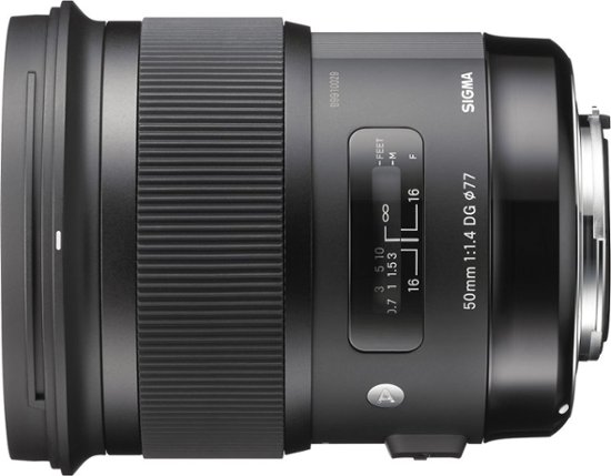 ze Lam De Alpen Sigma 50mm f/1.4 Art DG HSM Lens for Nikon SLR Cameras Black 311306 - Best  Buy