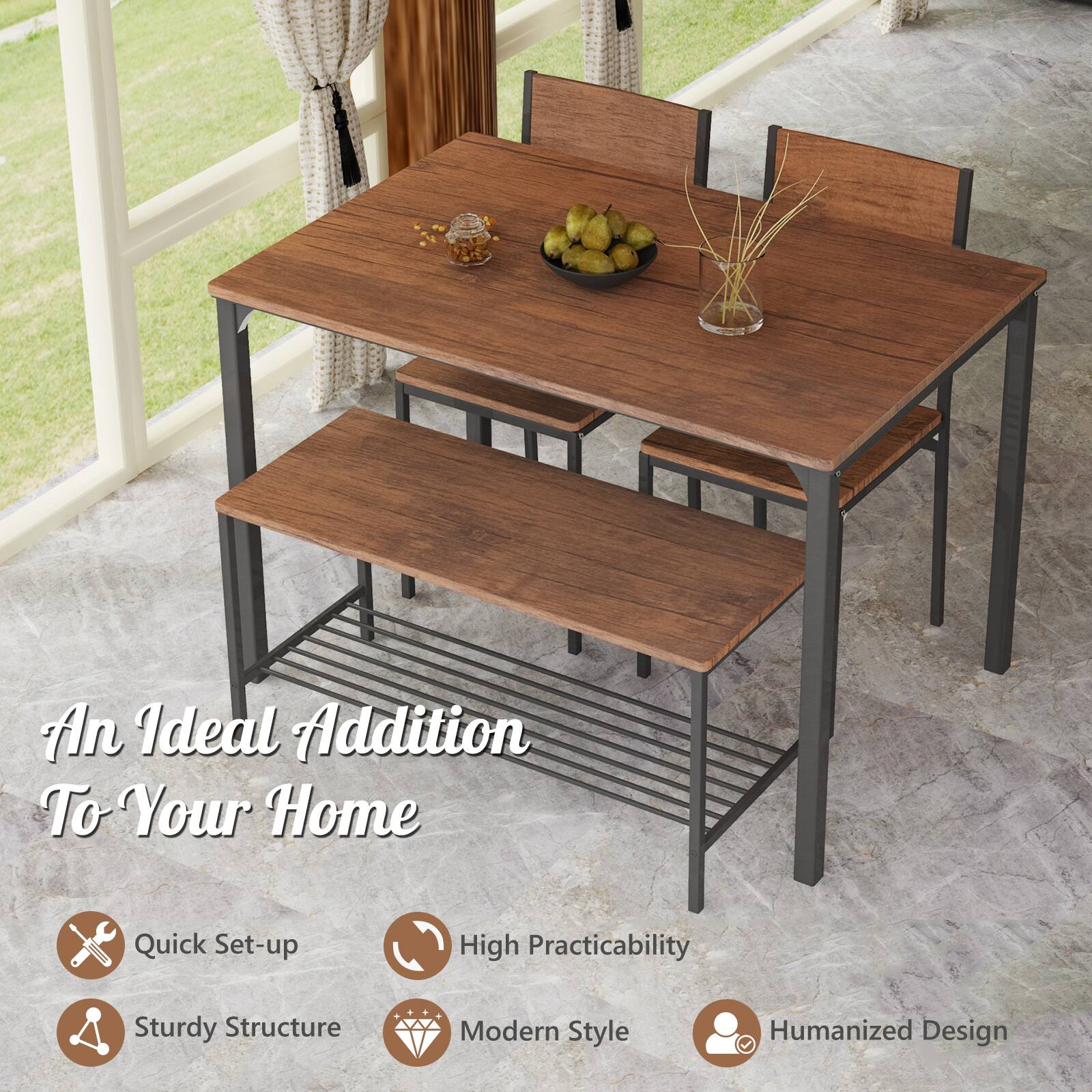 An Ideal Addition To Your Home: Quick Set-up, High Practicability, Sturdy Structure, Modern Style, Humanized Design.