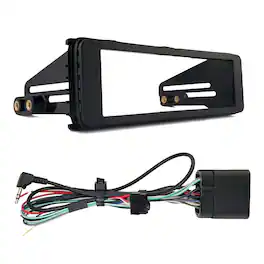 Enrock - Harley Davidson Single-DIN Stereo Installation Kit Fits 1998-2013 Harley Davidson Motorcycles Models, HD Touring