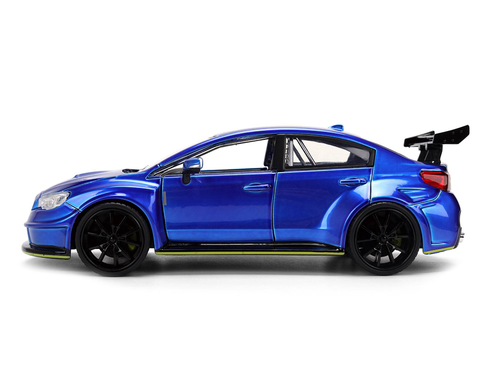 Alt View 2. Jada - 2016 Subaru WRX STI Widebody Blue Metallic "JDM Tuners" Series 1/24 Diecast Model Car by Jada.