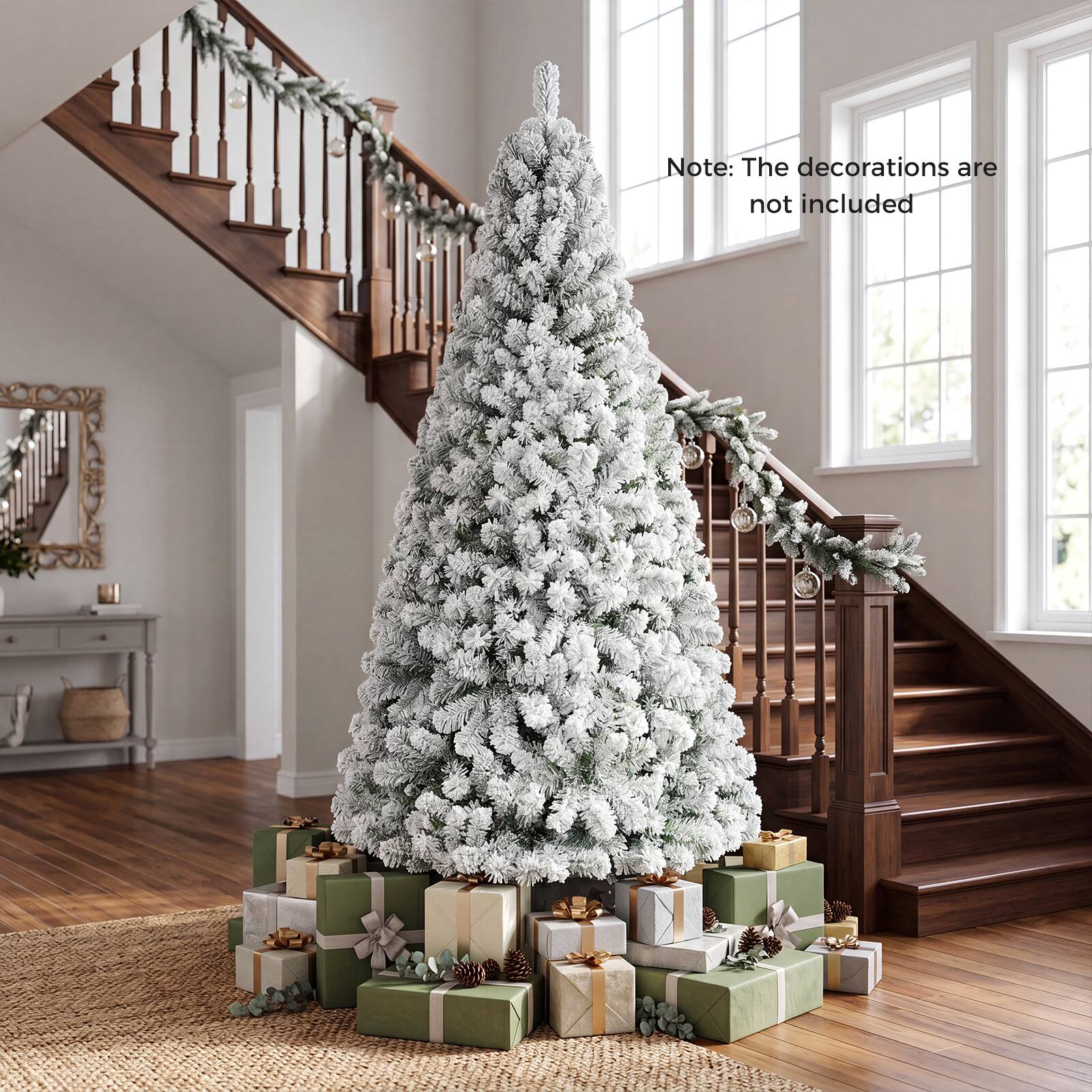 Note: The decorations are not included