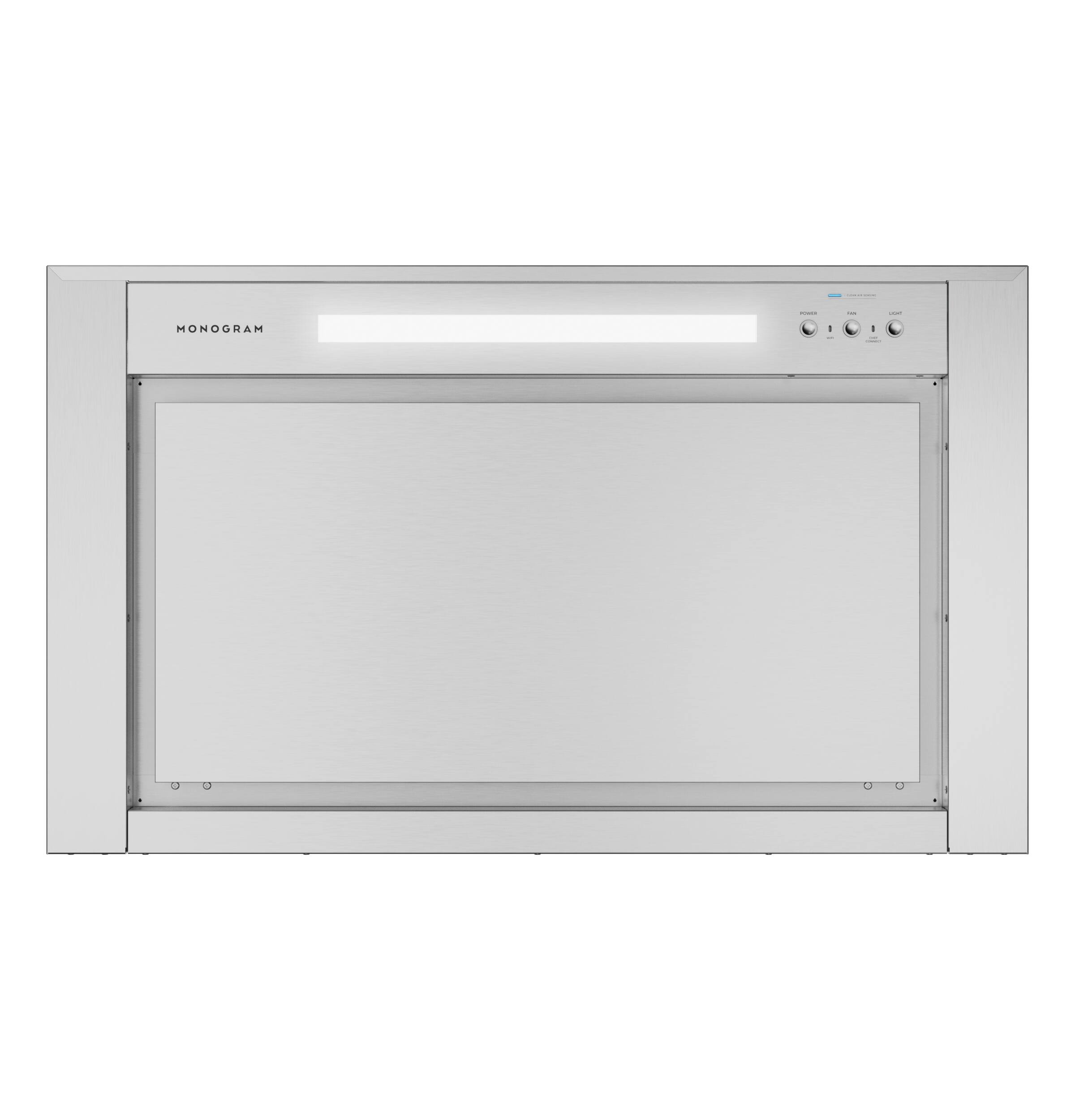 Alt View 11. Monogram - 36" Convertible Range Hood - Stainless Steel.