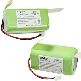 HQRP - 2-Pack 14.8 V 3200 mAh Li-Ion Replacement Batteries for Shark RVBAT850 Ion R75 R85 RV850 Robot Vacuum
