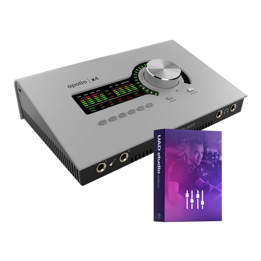 Universal Audio Apollo x4 Gen 2 Thunderbolt 3 Audio Interface with ...