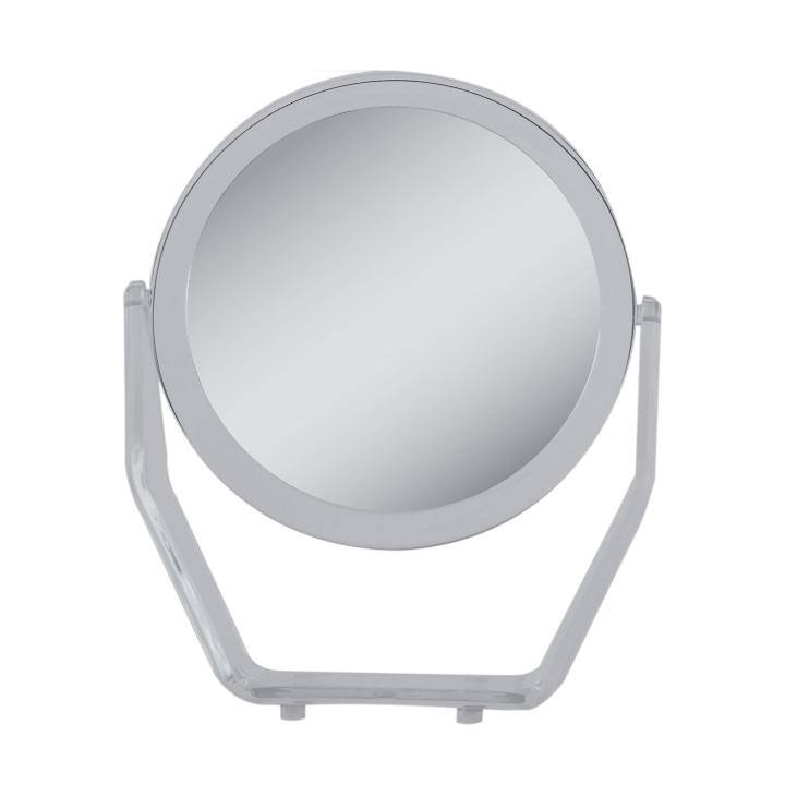 Front. Zadro - Makeup Mirror with 1X/7X Magnifications and Swiveling 6.25" Dia. Head - Clear.