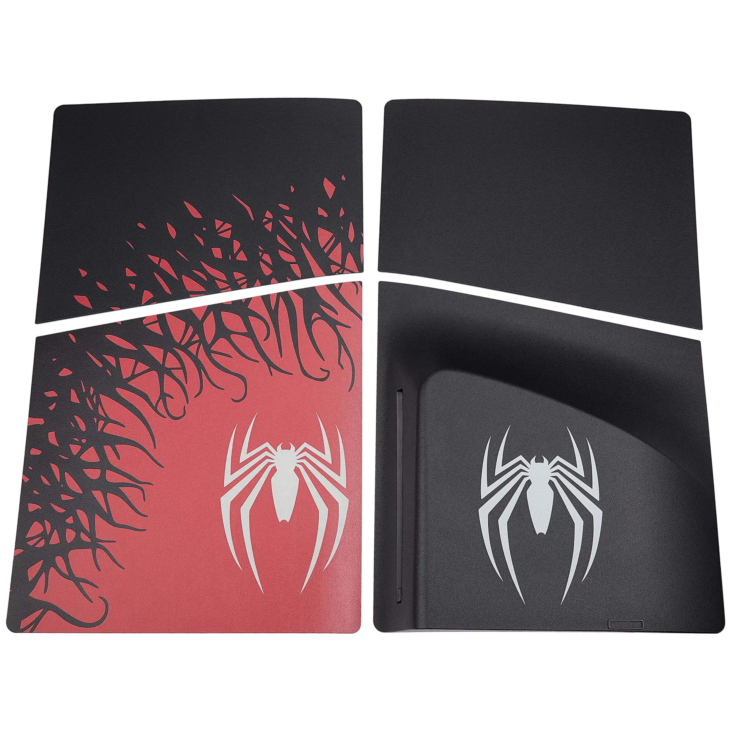 MobileSentrix - Spider-Man - PlayStation 5 Pro PS5 Pro Compatible Console Faceplate Covers (Disc Edition) - Black/Red
