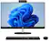 Alt View 2. HP - HP 27 All-in-One 27 FHD (AMD Ryzen 7 7730U, 32GB DDR4, 1TB PCIe SSD, AMD Radeon, Win 11 Pro) w/USB Hub - Jet Black.
