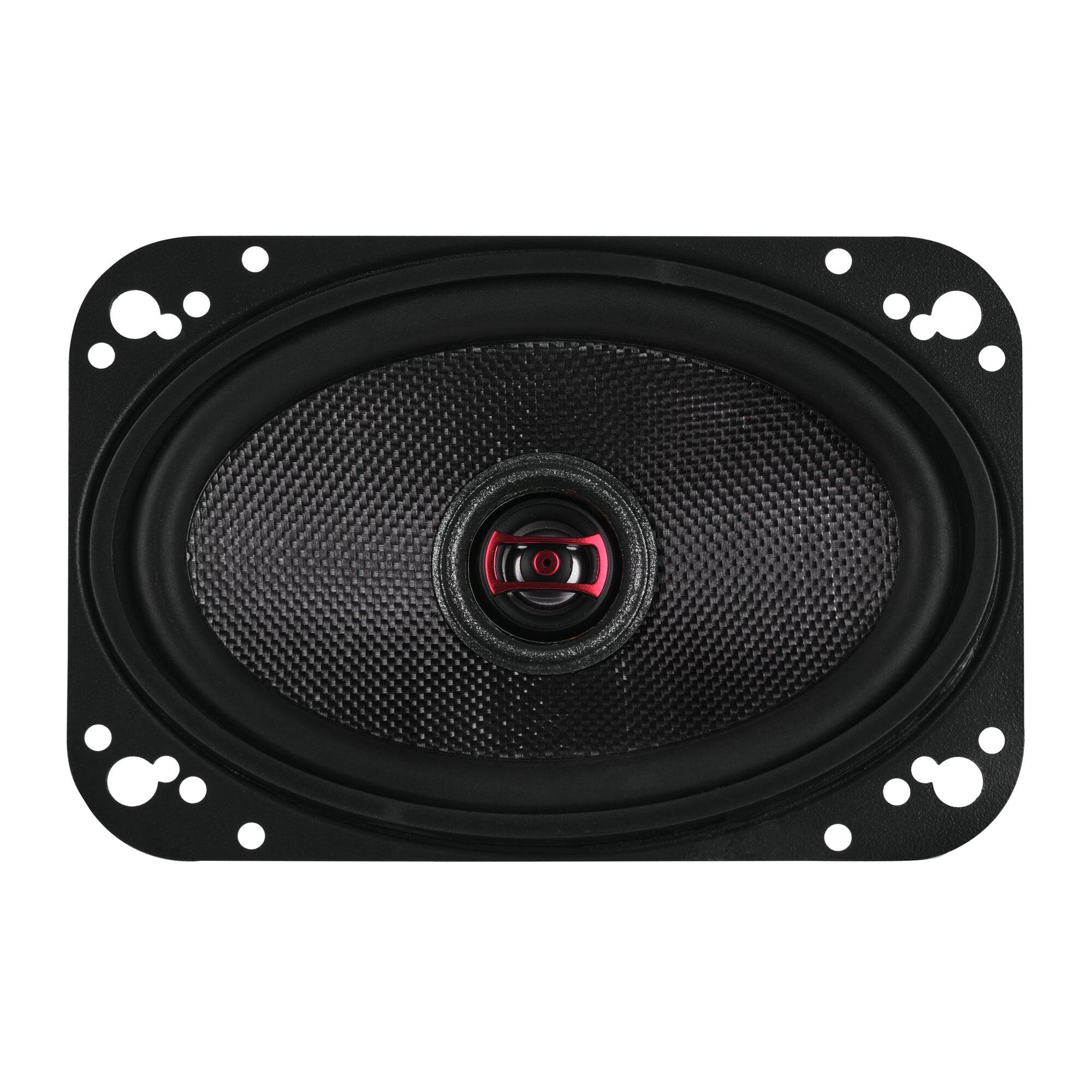 Alt View 1. DS18 Audio - EXL 4x6" 2-way Coaxial Speaker with Built-in Driver (Pair), 60W RMS 3-Ohm.