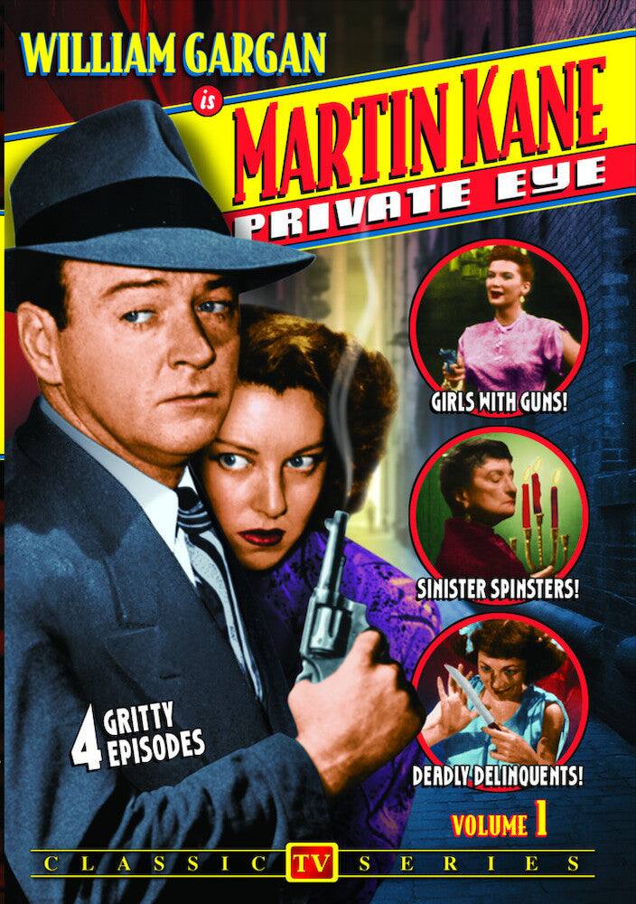 Front. Martin Kane Private Eye - Volume 1 - DVD.