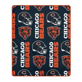 Pegasus - Chicago Bears 50" x 60" Homefield Stacked Logos Ultra Soft Blanket - Multicolor