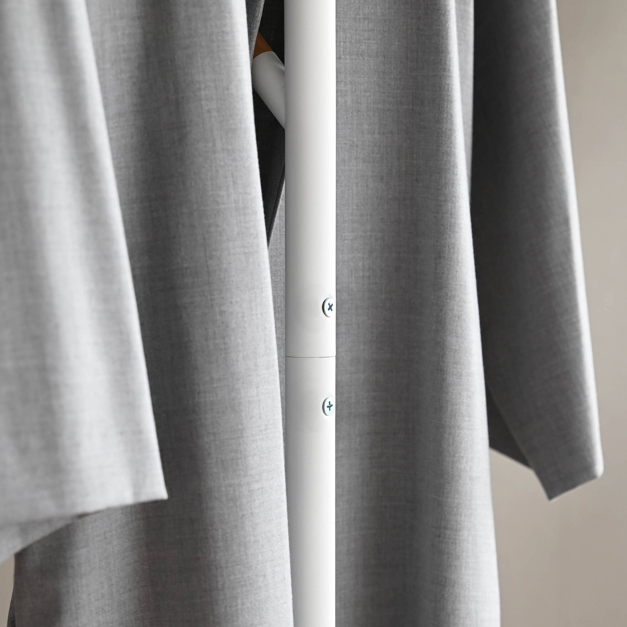 Alt View 2. Yamazaki Home - Coat Rack (70" H)  - Steel - White.