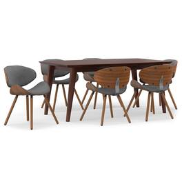 Simpli Home - Marana / Draper 7-Piece Dining Set - Gray