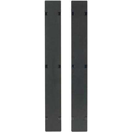 Front. APC - APC NetShelter Cable Management, Vertical Cable Manager, Hinged Covers, for NetShelter SX 750mm W 42U, Set of 2, 109 x - Black.