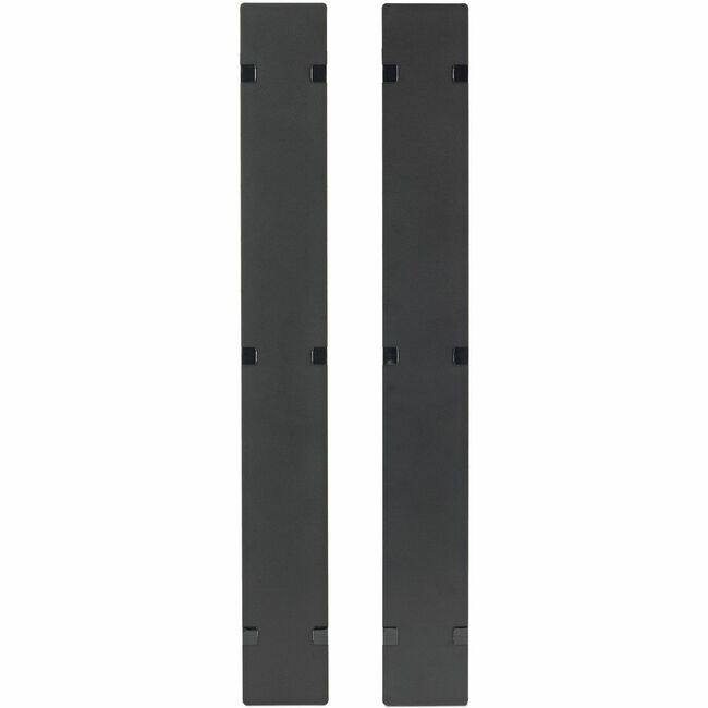 Front. APC - APC NetShelter Cable Management, Vertical Cable Manager, Hinged Covers, for NetShelter SX 750mm W 42U, Set of 2, 109 x - Black.