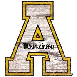 Fan Creations - Appalachian State Mountaineers Distressed Logo Cutout Sign - Multicolor