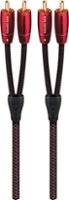 AudioQuest - Golden Gate 39.4' RCA-to-RCA Audio Cable - Black/Red - Front_Zoom