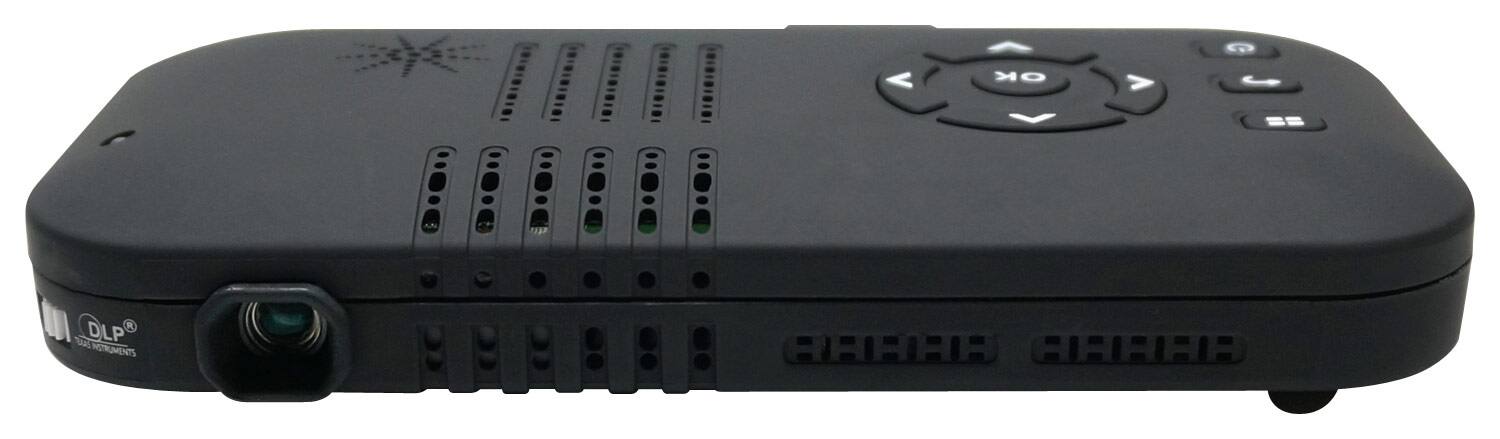 Front. AAXA - Refurbished P3-X WVGA Pico DLP Projector - Soft Touch Black.