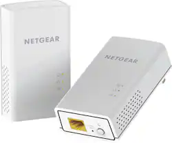 NETGEAR - Powerline 1000 Network Extender - White - Angle_Zoom