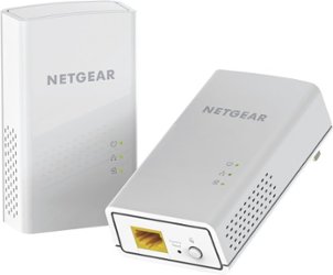 NETGEAR - Powerline 1000 Network Extender - White - Angle_Zoom
