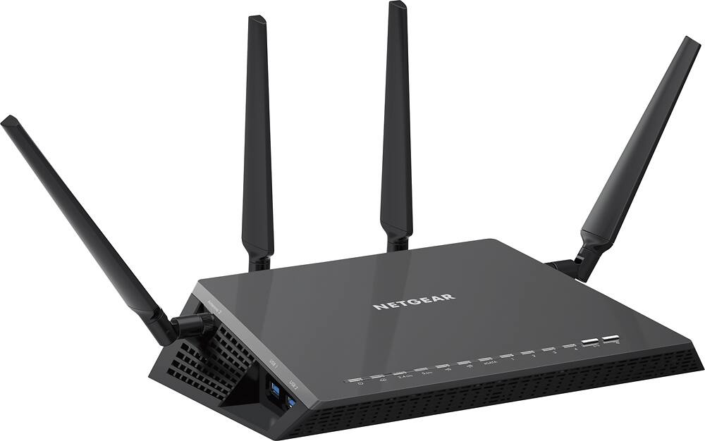 Angle. NETGEAR - Nighthawk X4S Wireless-AC Dual-Band Wi-Fi Router.