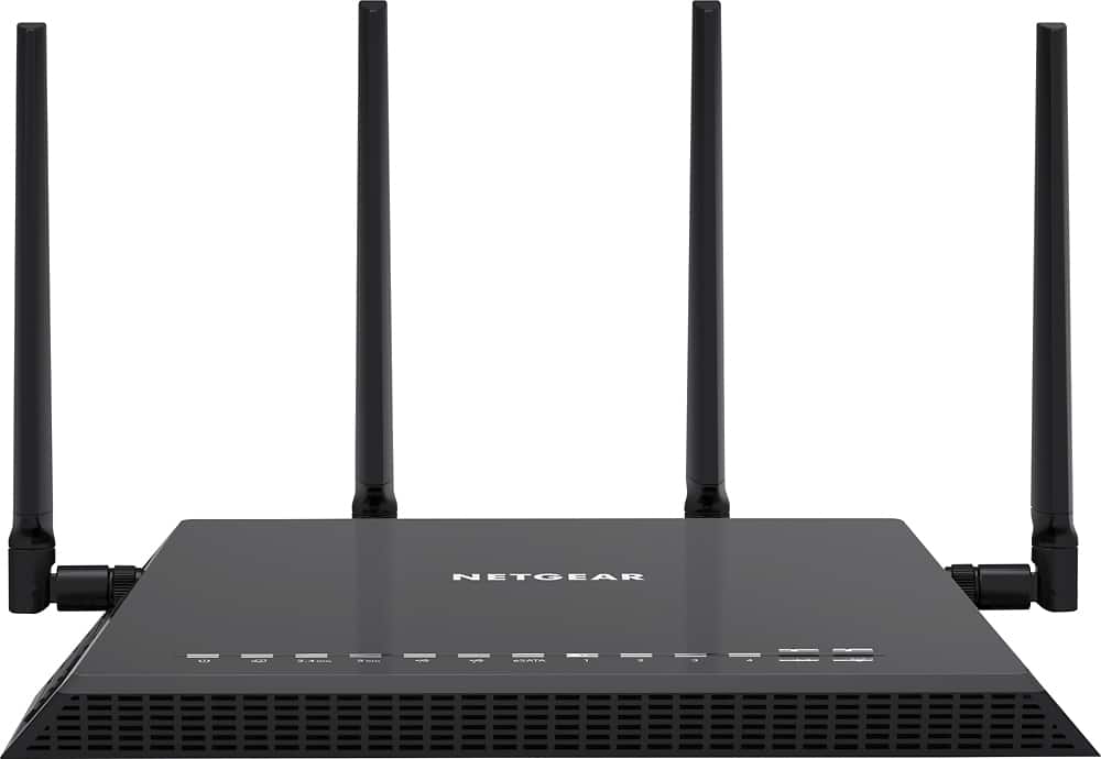 Front. NETGEAR - Nighthawk X4S Wireless-AC Dual-Band Wi-Fi Router.