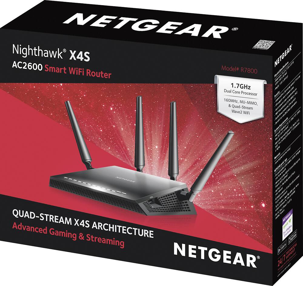 Alt View 12. NETGEAR - Nighthawk X4S Wireless-AC Dual-Band Wi-Fi Router.