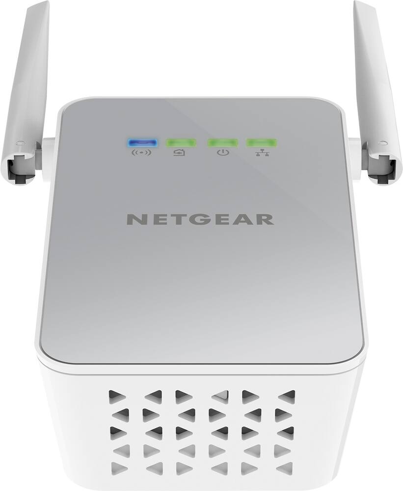 Alt View 11. NETGEAR - Powerline AC1000 Wi-Fi Access Point and Adapter - White.