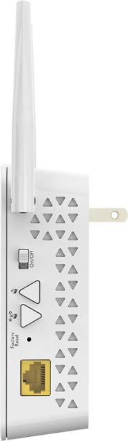 Alt View Zoom 12. NETGEAR - Powerline AC1000 Wi-Fi Access Point and Adapter - White.