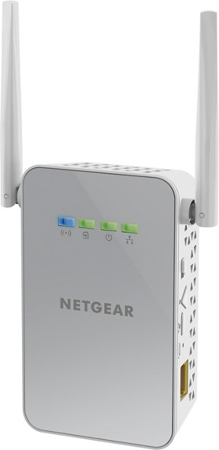 NETGEAR - Powerline AC1000 Wi-Fi Access Point and Adapter - White_1