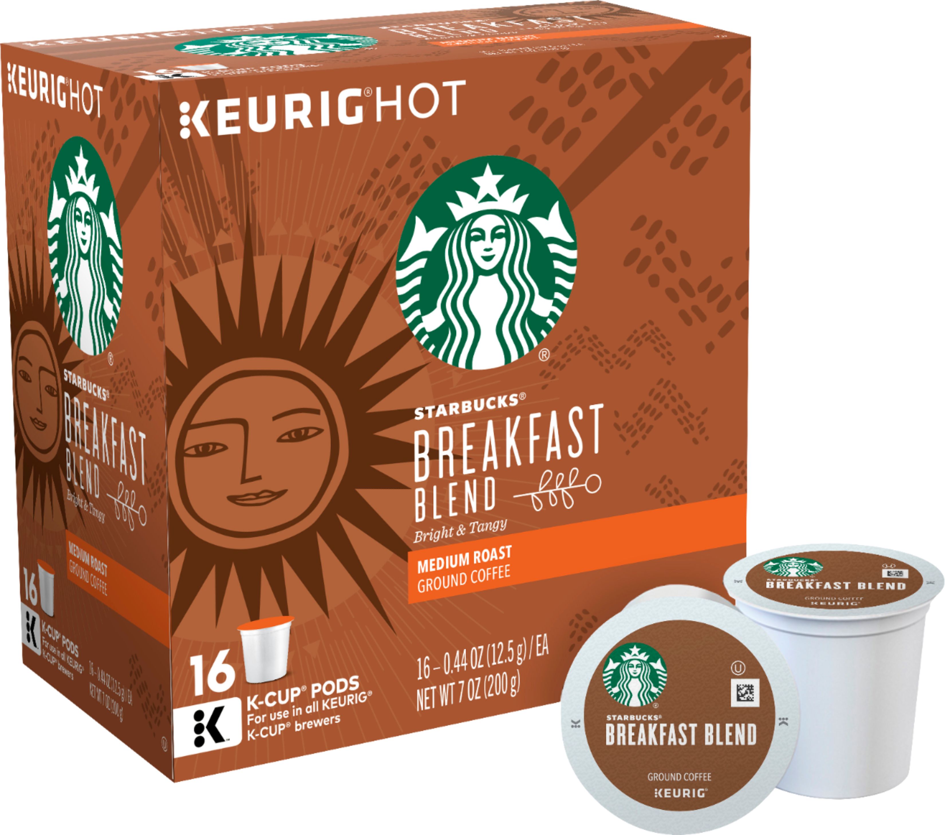 Starbucks Breakfast Blend Medium Roast Single Serve Coffee K Cups