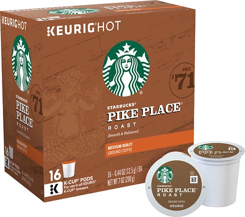 UPC 099555095128 product image for Starbucks - Pike Place Roast K-Cup Pods (16-Pack) - Brown | upcitemdb.com